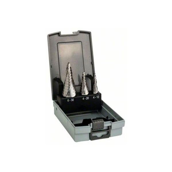 Набор сверл ступенчатых Bosch HSS ProBox (3 шт.) (2608587426)