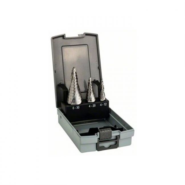 Набор сверл ступенчатых Bosch HSS ProBox (3 шт.) (2608587426)