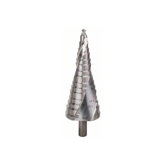 Сверло ступенчатое Bosch HSS (16 ступ.) M10-M40 (2608587427)