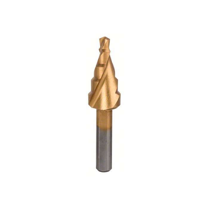 Ступенчатое сверло Bosch HSS-TiN 4-12x50 мм (5 ступ.) (2608587429)
