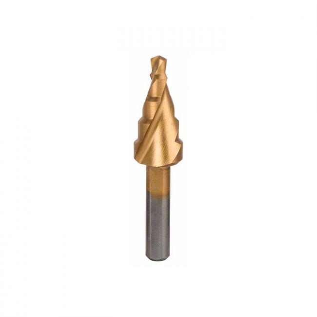 Ступенчатое сверло Bosch HSS-TiN 4-12x50 мм (5 ступ.) (2608587429)