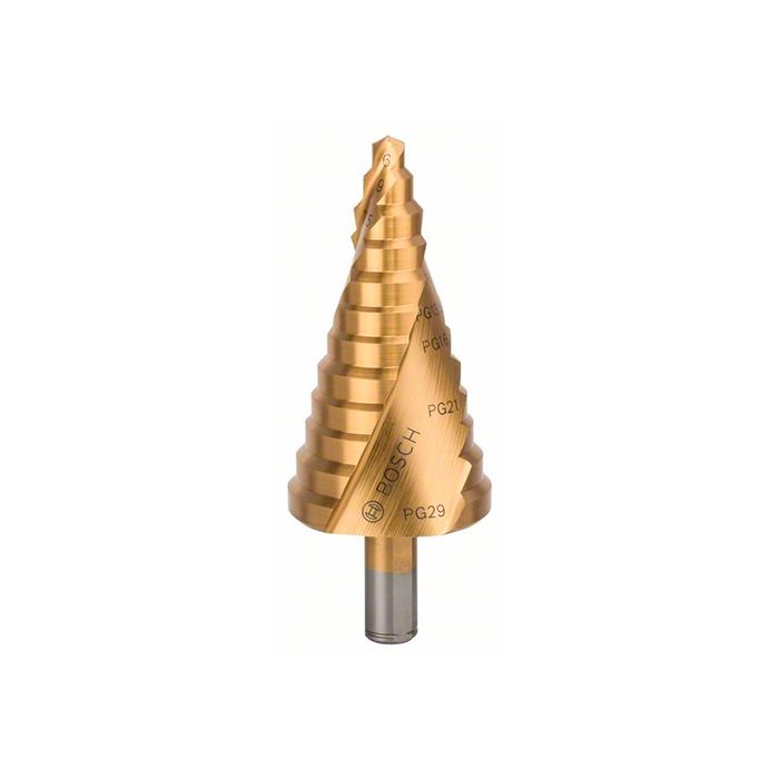 Сверло ступенчатое Bosch HSS-TiN (12 ступ.) 6-37 мм (2608587435)