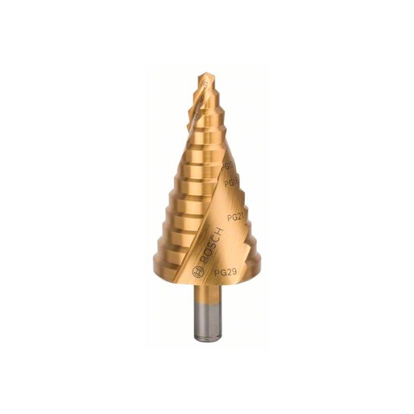 Сверло ступенчатое Bosch HSS-TiN (12 ступ.) 6-37 мм (2608587435)