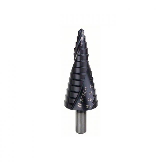Сверло ступенчатое Bosch HSS-AlTiN (13 ступ.) 6-30 мм (2608588067)