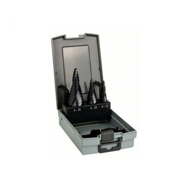 Набор сверл ступенчатых Bosch HSS-AlTiN ProBox (3 шт.) (2608588069)