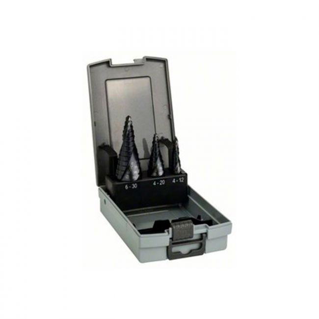 Набор сверл ступенчатых Bosch HSS-AlTiN ProBox (3 шт.) (2608588069)