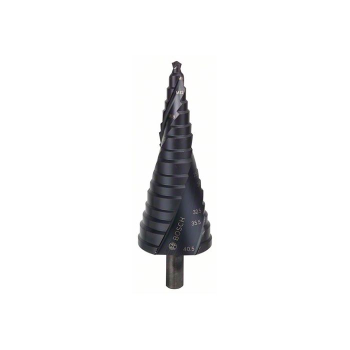Сверло ступенчатое Bosch HSS-AlTiN (16 ступ.) M10-M40 (2608588071)
