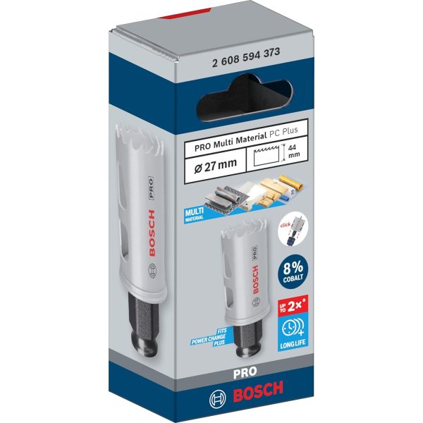 Коронка універсальна Bosch PRO Multi Material PC Plus 27 мм (2608594373)