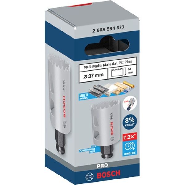 Коронка універсальна Bosch PRO Multi Material PC Plus 37 мм (2608594379)