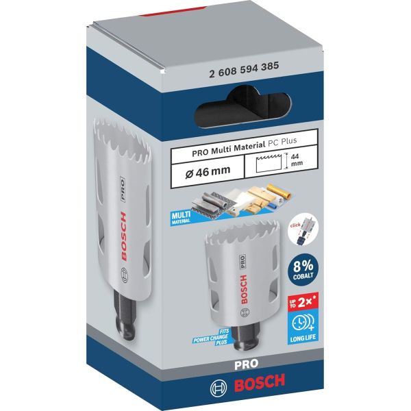 Коронка універсальна Bosch PRO Multi Material PC Plus 46 мм (2608594385)