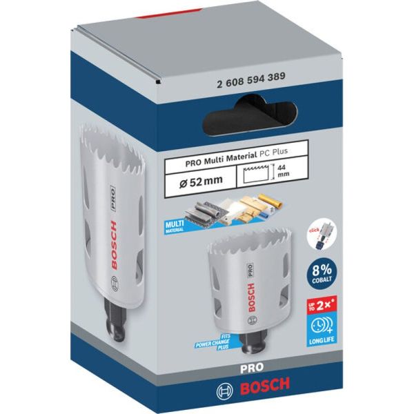 Коронка універсальна Bosch PRO Multi Material PC Plus 52 мм (2608594389)