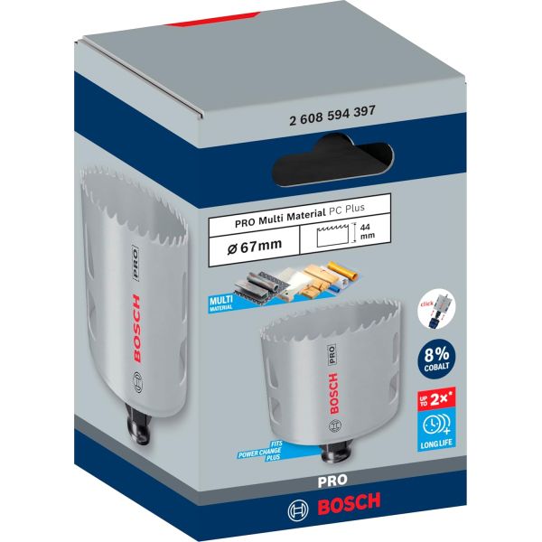 Коронка універсальна Bosch PRO Multi Material PC Plus 67 мм (2608594397)