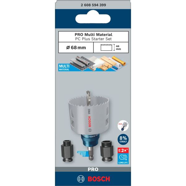 Початковий комплект Bosch PRO Multi Material Power Change Plus, 68 мм (2608594399)