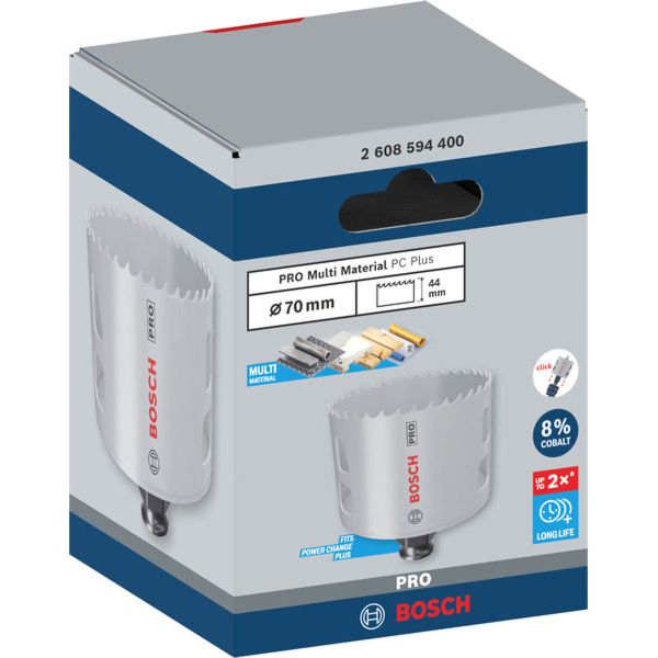 Коронка універсальна Bosch PRO Multi Material PC Plus 70 мм (2608594400)