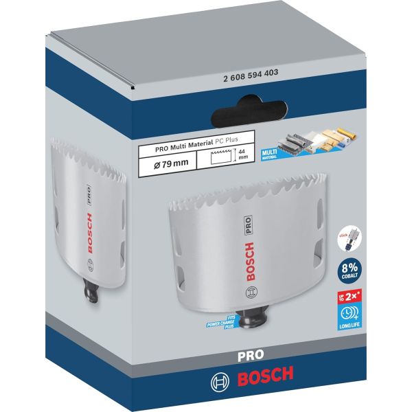 Коронка універсальна Bosch PRO Multi Material PC Plus 79 мм (2608594403)