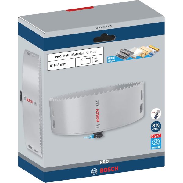 Коронка універсальна Bosch PRO Multi Material PC Plus 168 мм (2608594420)