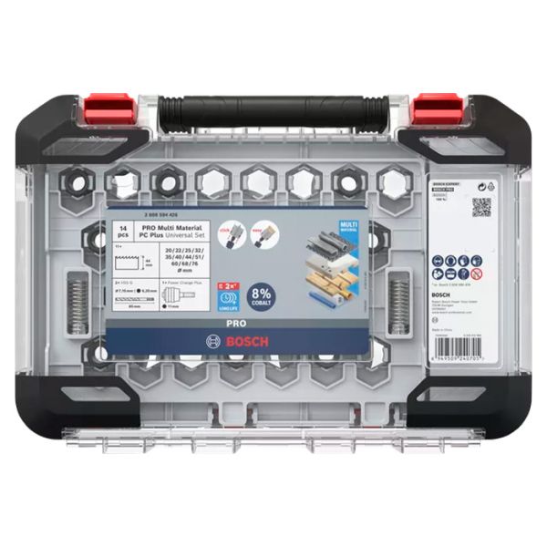 Набір коронок Bosch PRO Multi Material PC Plus, 14 шт (2608594426)
