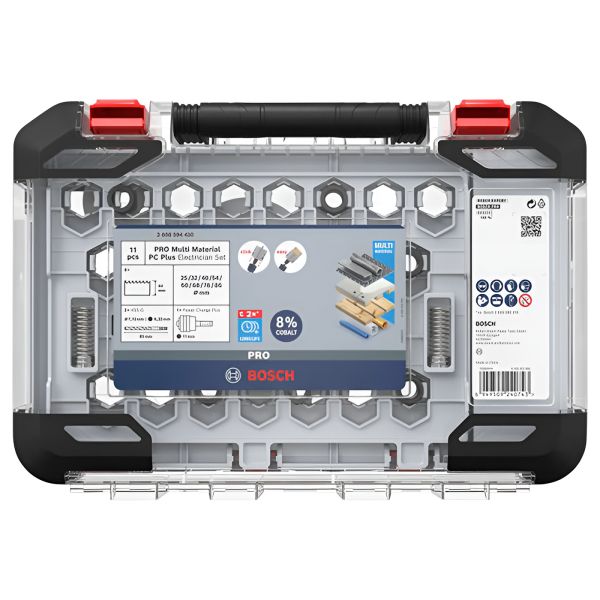 Набір коронок Bosch PRO Multi Material PC Plus, 11 шт (2608594430)