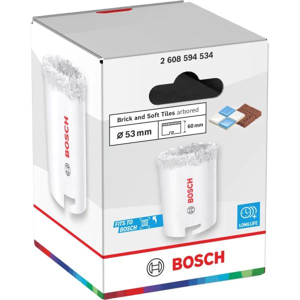 Коронка Bosch Brick and Soft Tile arbored, 53х60 мм (2608594534)