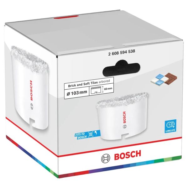 Коронка Bosch Brick and Soft Tile arbored, 103х60 мм (2608594538)
