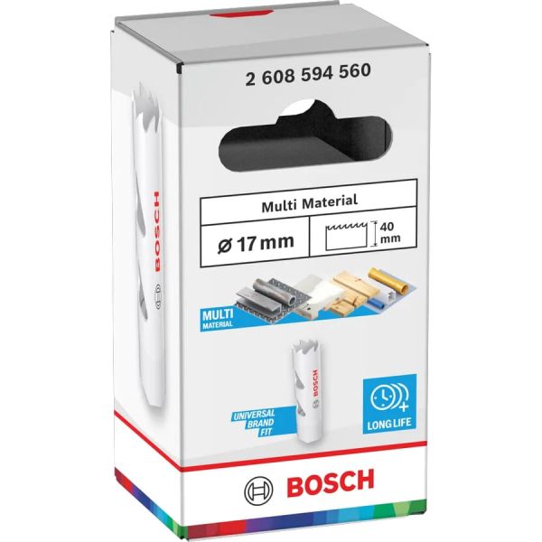 Коронка Bosch Multi Material Threaded 17х40 мм (2608594560)
