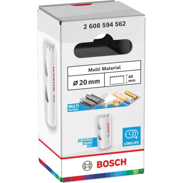 Коронка Bosch Multi Material Threaded 20х40 мм (2608594562)