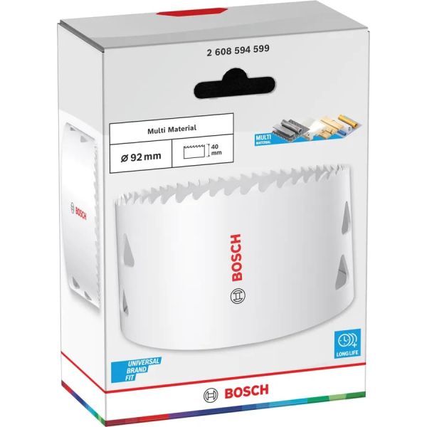 Коронка Bosch Multi Material Threaded 92х40 мм (2608594599)