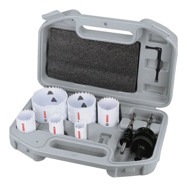 Набір коронок Bosch Multi Material Threaded 20-64х40 мм, 9 шт (2608594613)
