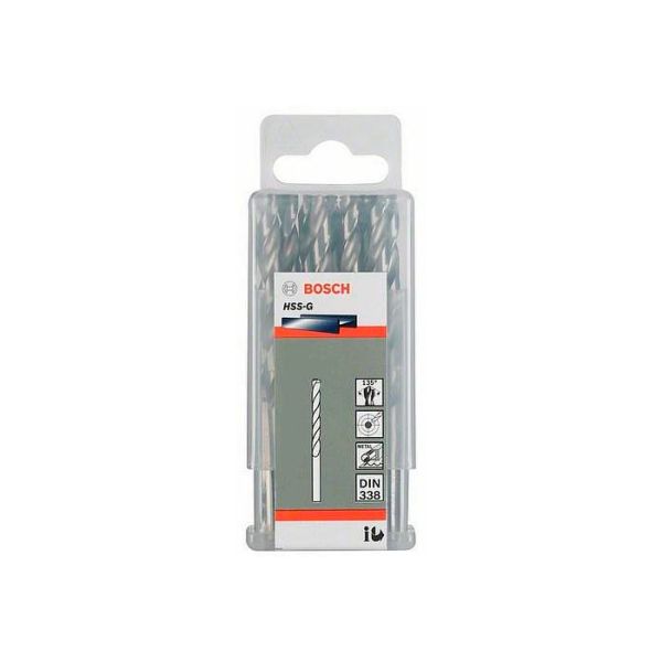 Сверло по металлу Bosch HSS-G, 3.2x65 мм (10 шт.) (2608595056)