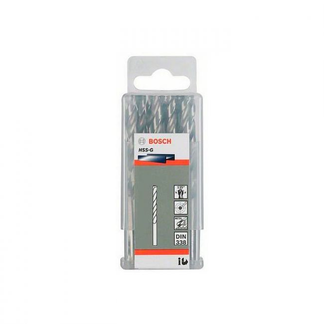 Сверло по металлу Bosch HSS-G, 6.2x101 мм (10 шт.) (2608595067)