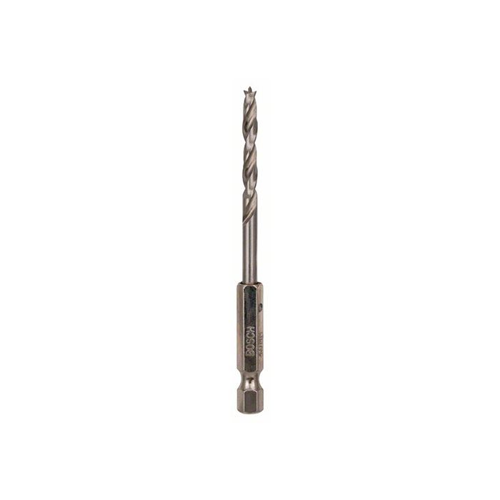 Сверло спиральное по дереву Bosch HEX 1/4", 4x43 мм (2608595520)