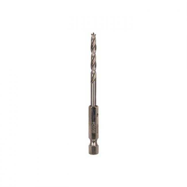 Сверло спиральное по дереву Bosch HEX 1/4", 4x43 мм (2608595520)
