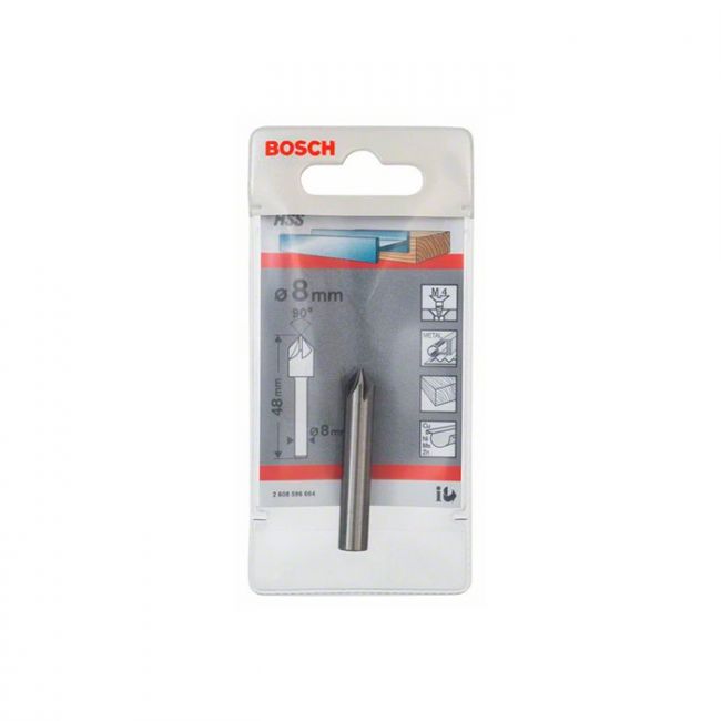 Зенкер Bosch HSS M4, 8x48 мм (2608596664)