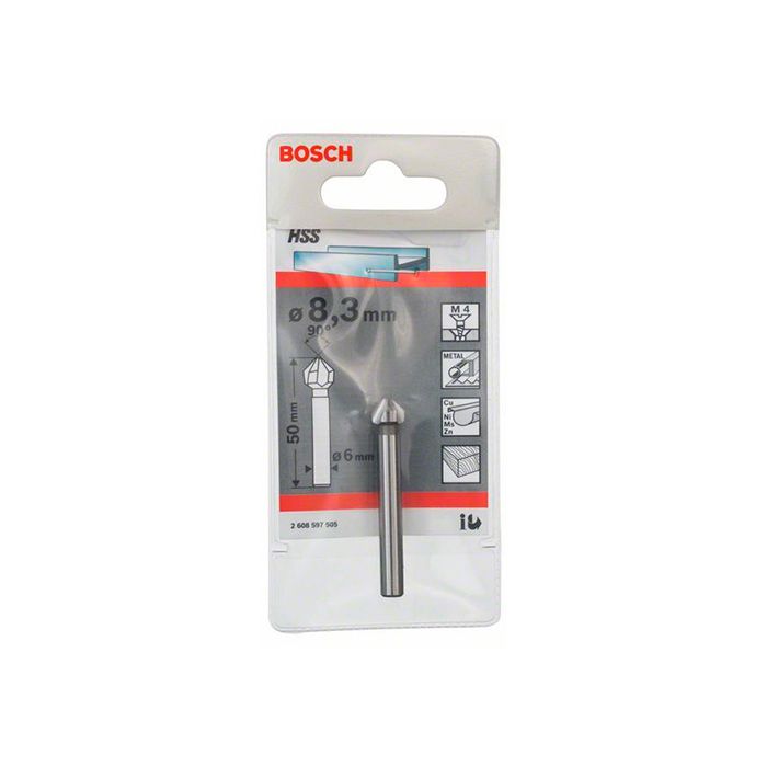 Зенкер Bosch HSS M4 8,3x50 мм (2608597505)