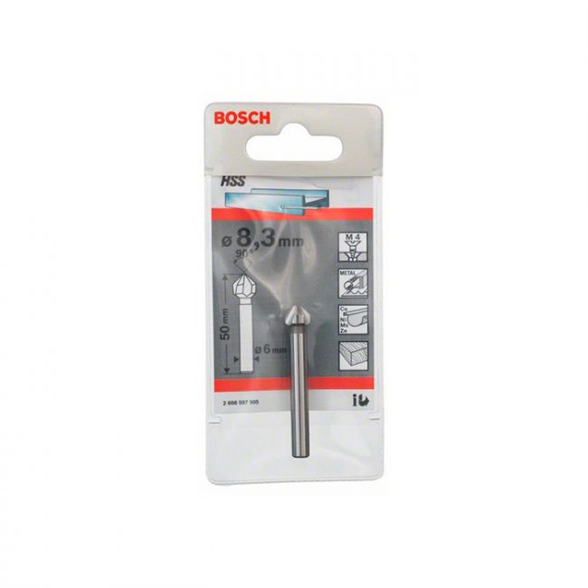 Зенкер Bosch HSS M4 8,3x50 мм (2608597505)