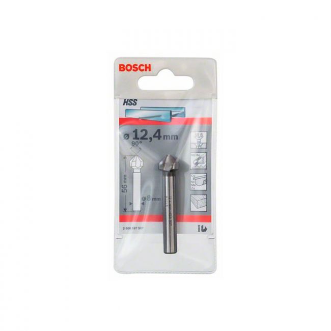 Зенкер Bosch HSS M6 12,4x56 мм (2608597507)