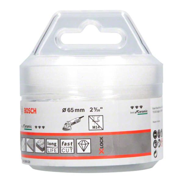 Алмазна коронка Bosch X-Lock Dry Speed Best for Ceramic, 65x35 мм (2608599020)