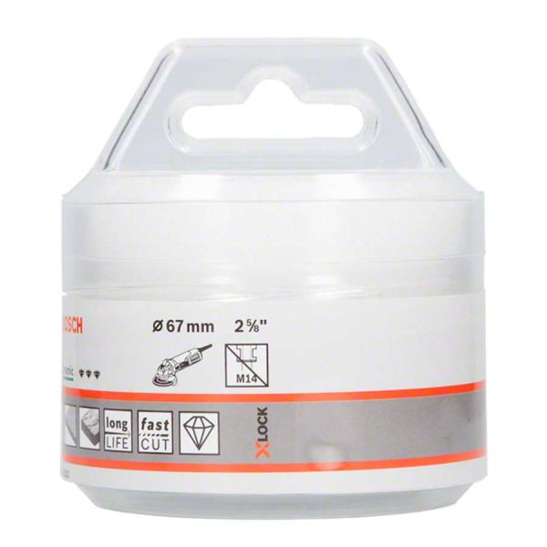 Алмазна коронка Bosch X-Lock Dry Speed Best for Ceramic, 67x35 мм (2608599021)