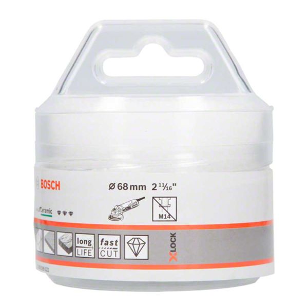 Алмазна коронка Bosch X-Lock Dry Speed Best for Ceramic, 68x35 мм (2608599022)