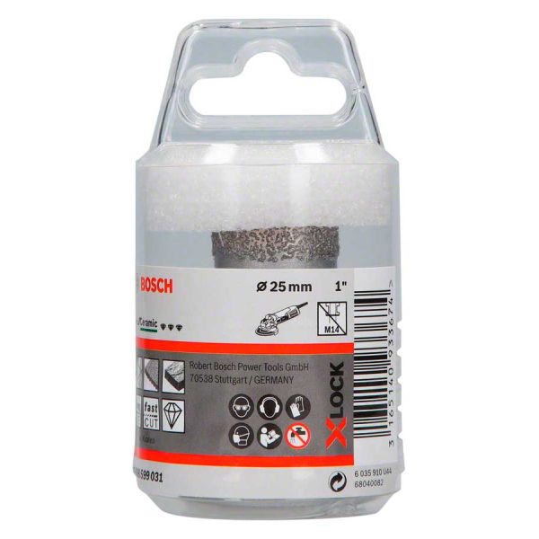 Алмазна коронка Bosch X-Lock Dry Speed Best for Ceramic, 25x35 мм (2608599031)