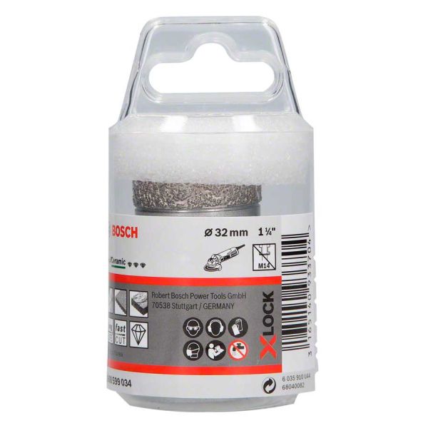 Алмазна коронка Bosch X-Lock Dry Speed Best for Ceramic, 32x35 мм (2608599034)