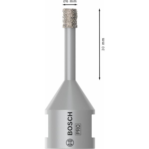 Алмазне свердло Bosch PRO Ceramic dry 6x30xM14 (2608599039)
