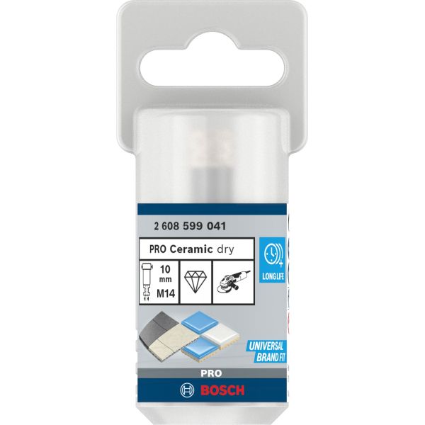 Алмазне свердло Bosch PRO Ceramic dry 10x30xM14 (2608599041)