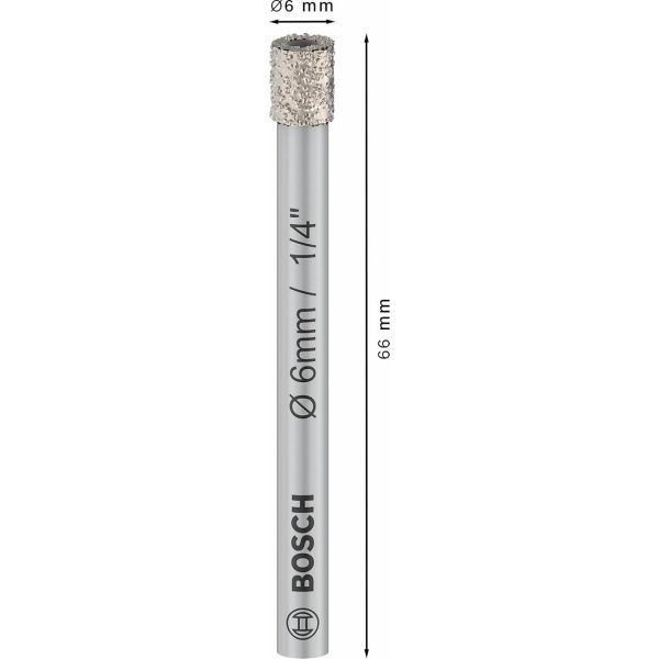 Алмазне свердло Bosch PRO Ceramic dry 6x66 мм (2608599049)