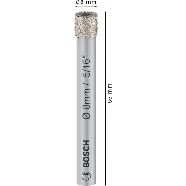 Алмазне свердло Bosch PRO Ceramic dry 8x66 мм (2608599050)