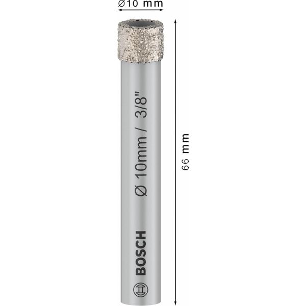 Алмазне свердло Bosch PRO Ceramic dry 10x66 мм (2608599051)