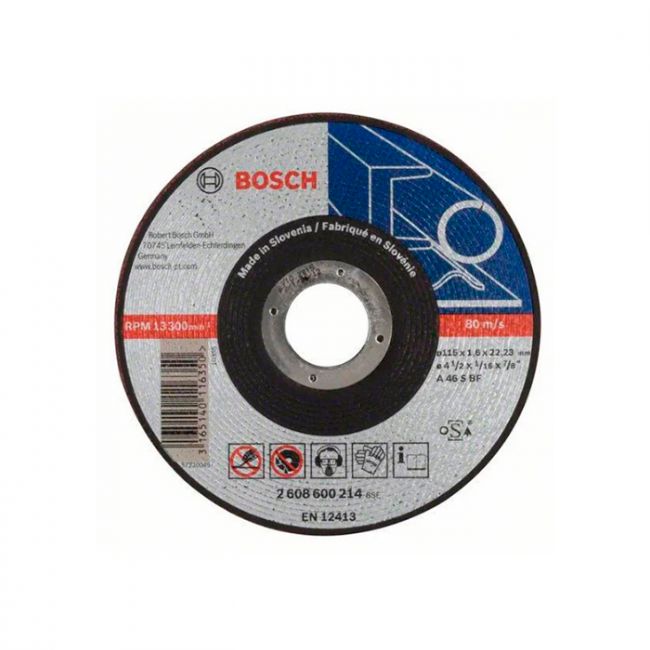Круг отрезной Bosch Expert for Metal прямой 115x1,6 мм (2608600214)