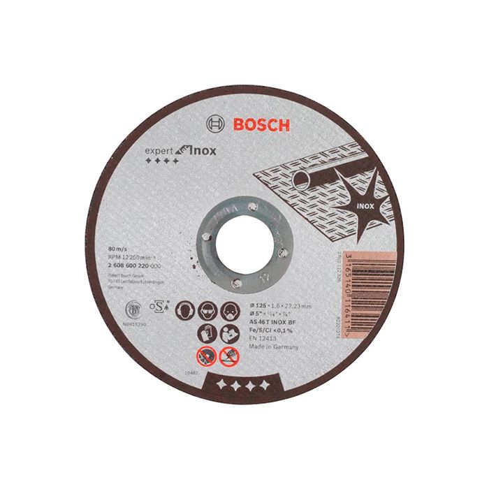 Коло відрізне Bosch Expert for Inox 125x1,6 мм (2608600220)