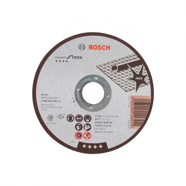 Круг отрезной Bosch Expert for Inox 125x1,6 мм (2608600220)