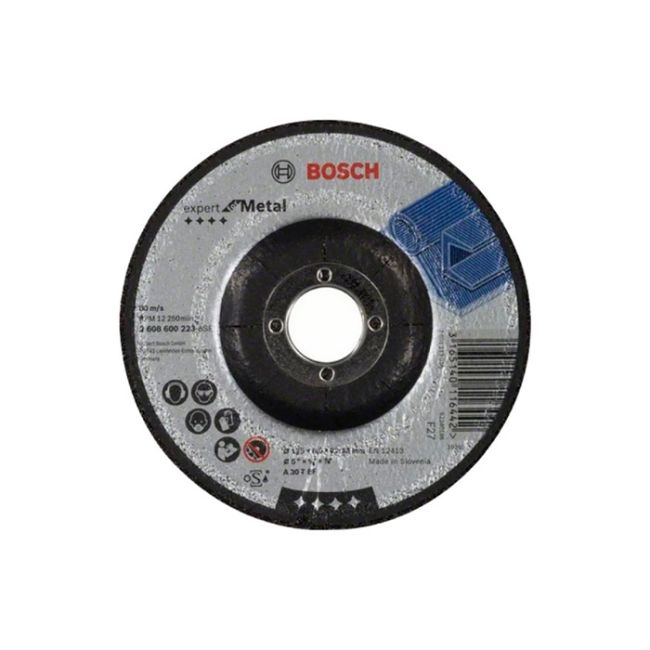 Круг зачисний BOSCH 125x6x22 A 30 T BF метал (2608600223)